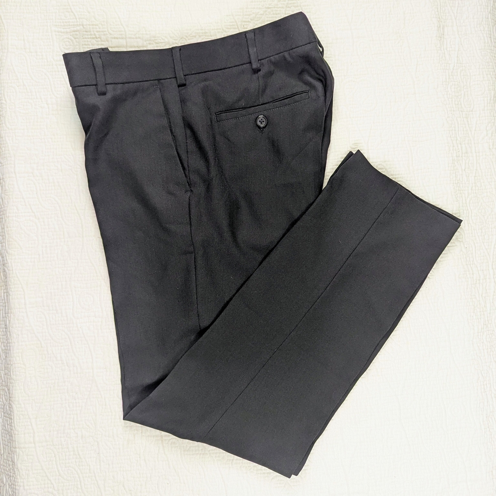 Van Heusen Black Dress Pants Men's 30x30 Slim (lot 2)‎ - Picture 7 of 14